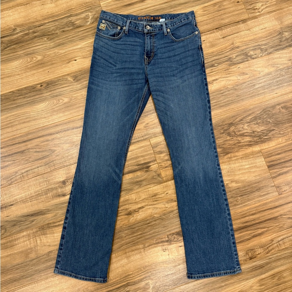 Cinch Ian Medium Wash Slim Fit Bootcut Jeans Men’s Size 34/34